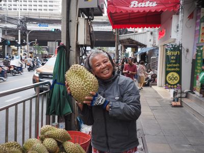 duryan seller, Bangkok • Thailand